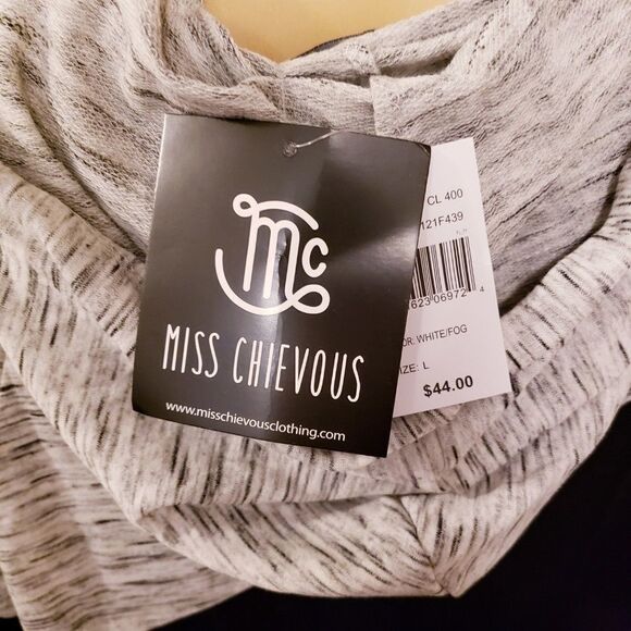 Miss Chievous Asymmetrical Color Block L $24 NWT - Picture 6 of 7